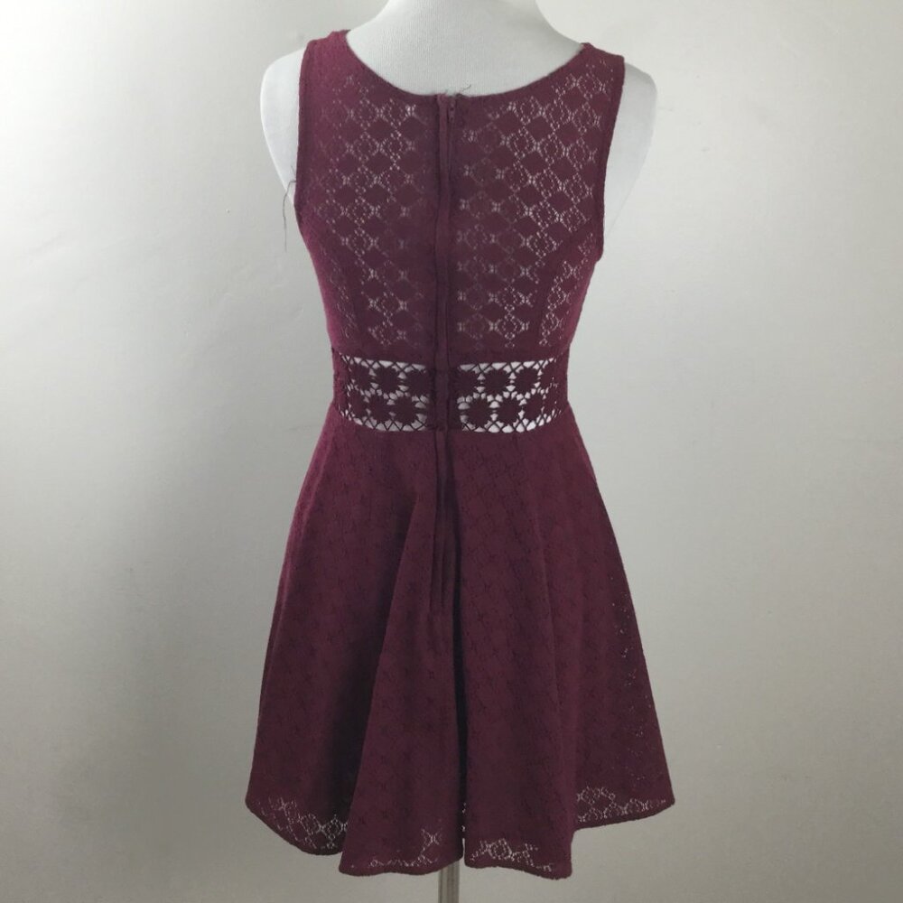 Free People Burgundy Dress 0 - Picture 5 of 8